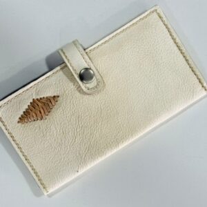 Billetera Blanca Artesanal — Línea Calma NACOMA