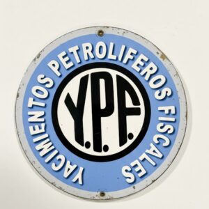Placa Metálica Vintage YPF — Edición Coleccionista